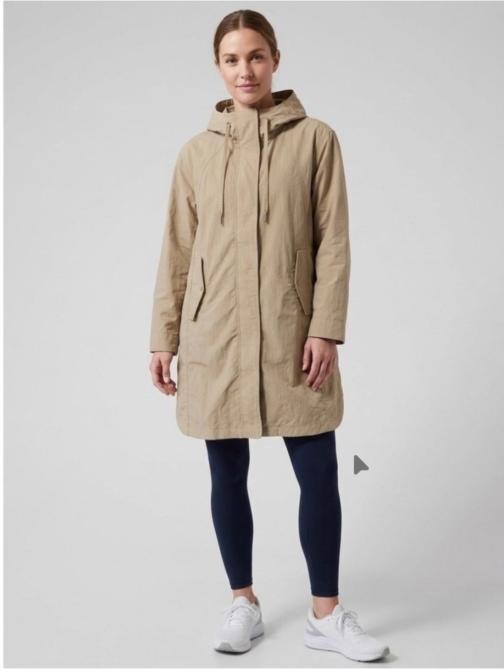 ‼️NWT Athleta Everywhere Andork Lightweight Hooded Rain Coat